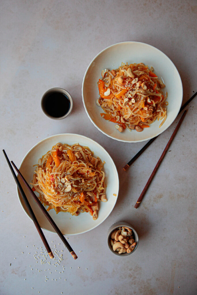 Pad thaï à la courge musquée Passion Bouffe