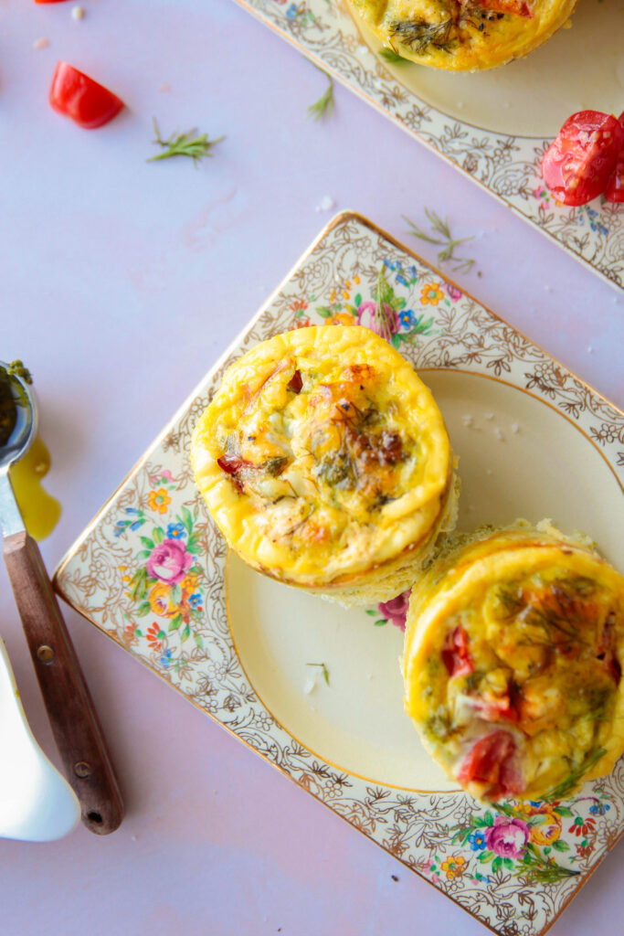 Bouchées d’omelette de style méditerranéen - PASSION BOUFFE