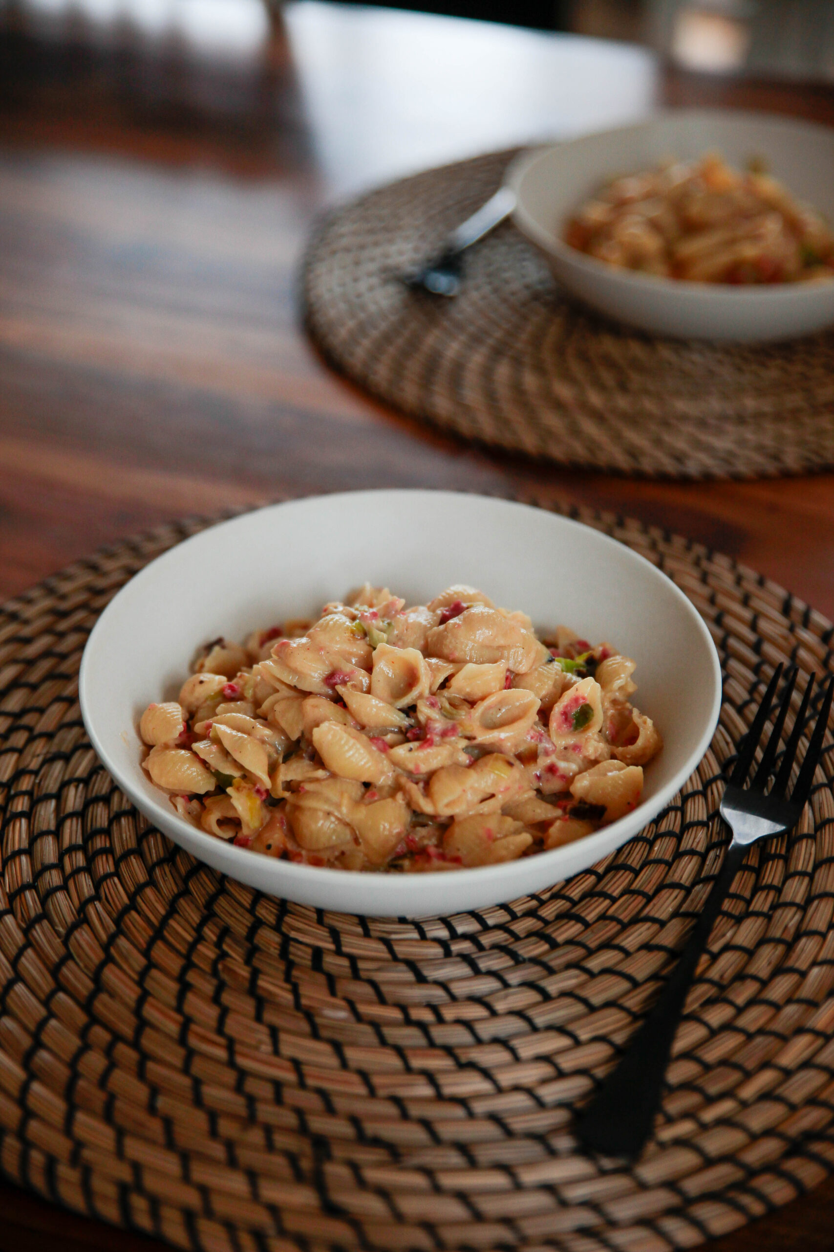 Pâtes carbonara végétariennes - PASSION BOUFFE