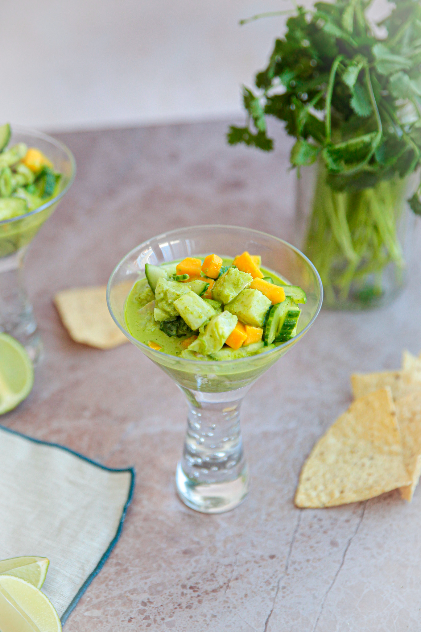 Ceviche de morue à la coriandre & lime PASSION BOUFFE