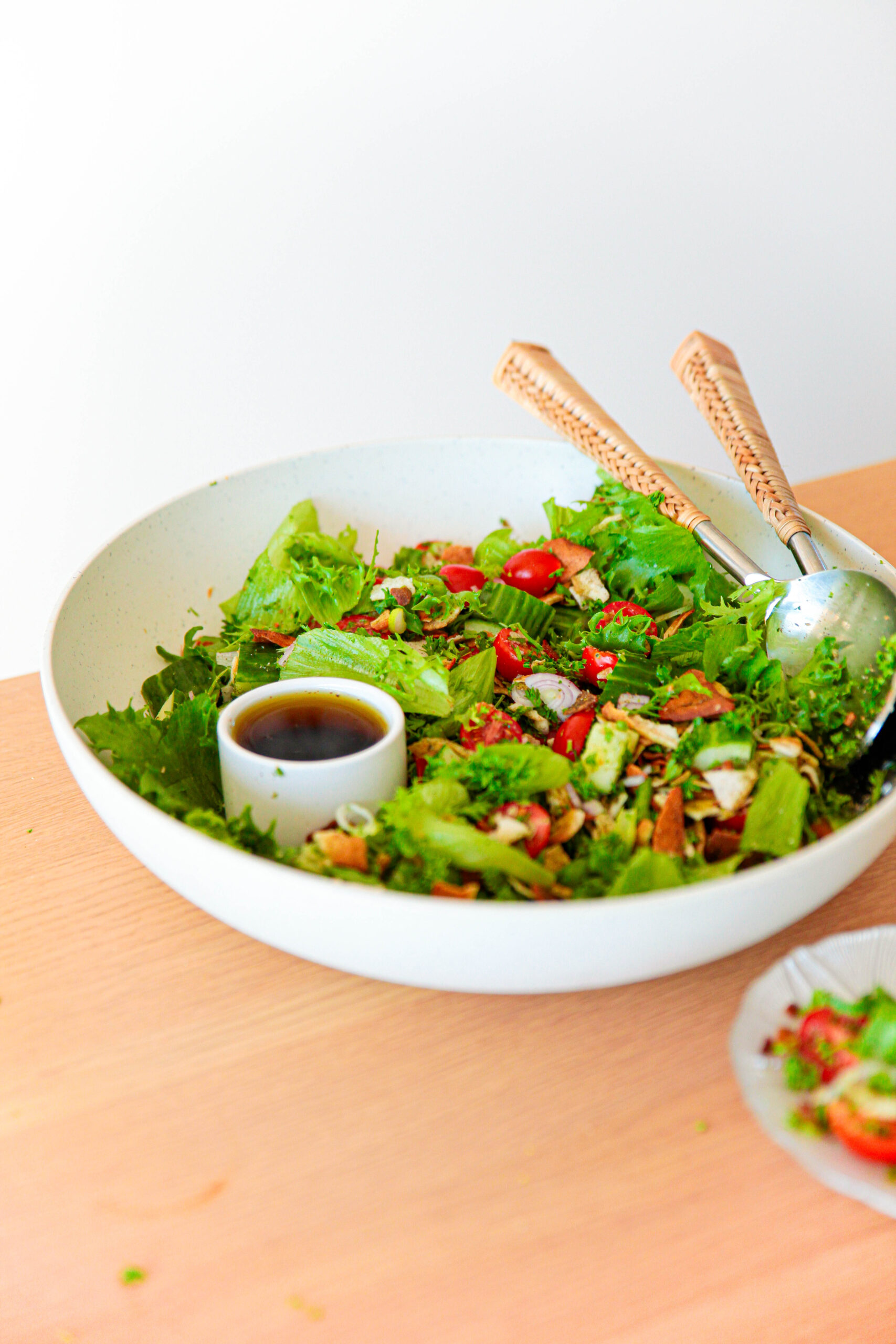 Fattoush - Salade libanaise croquante aux croustilles de pita PASSION BOUFFE