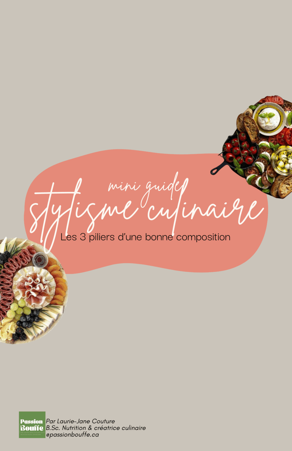 Présentation fiche stylisme culinaire
